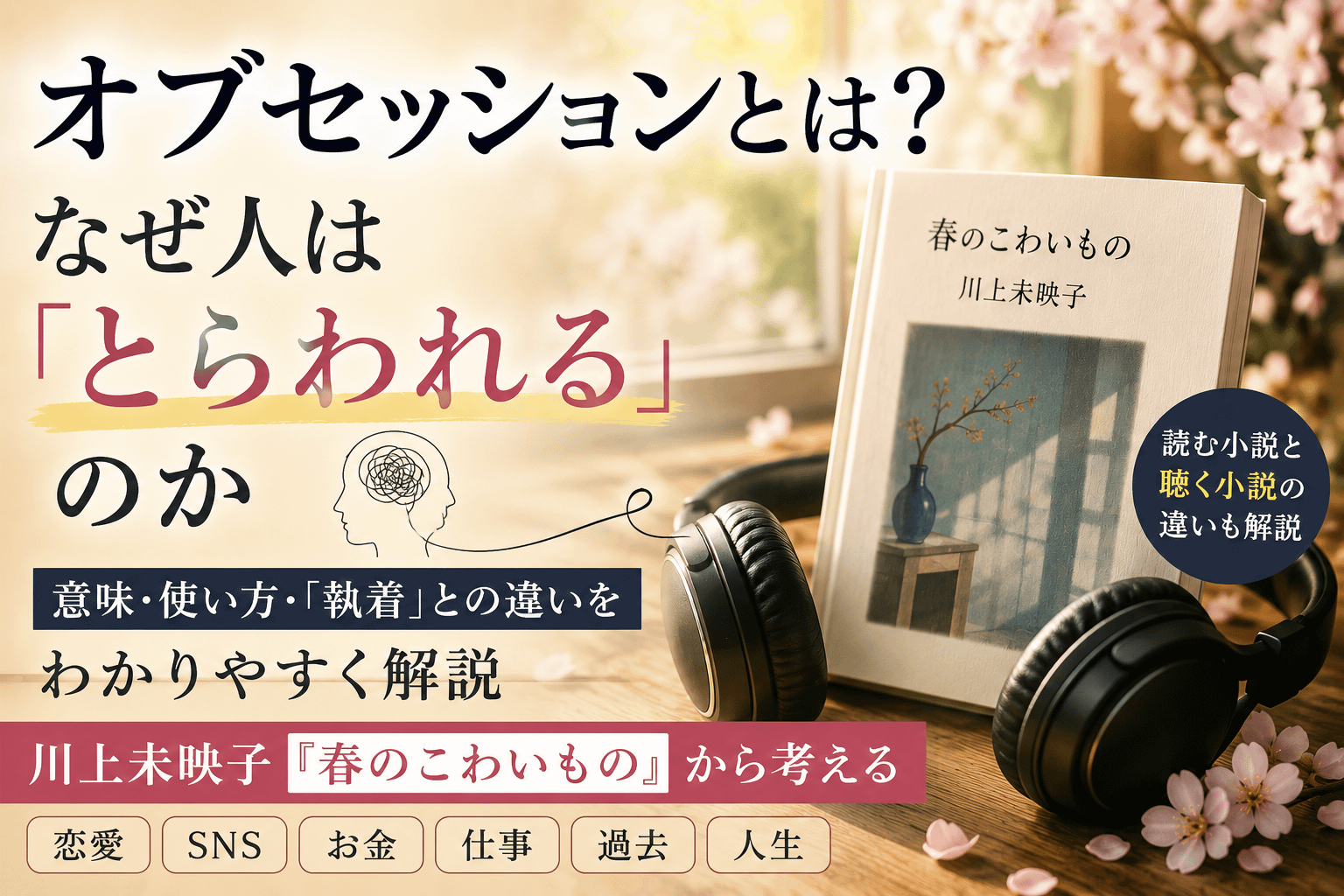 オブセッションとは？意味・執着との違いをわかりやすく解説｜川上未映子『春のこわいもの』から考える